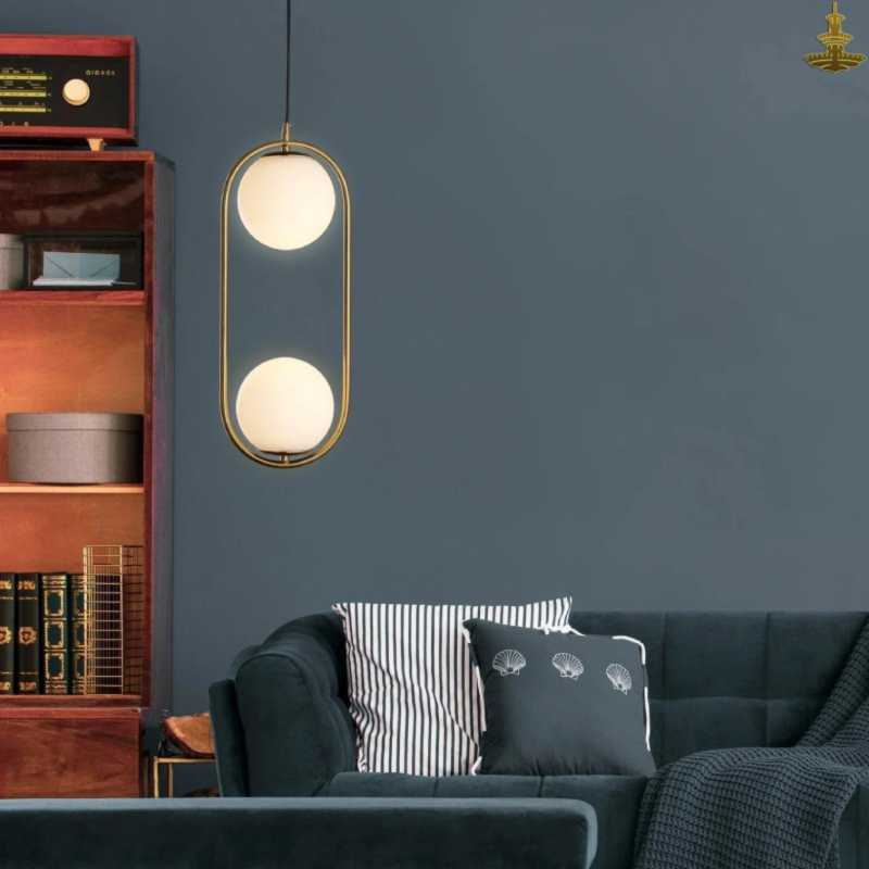 Dual Celestial Pendant Lamp P992B-L2 - Image