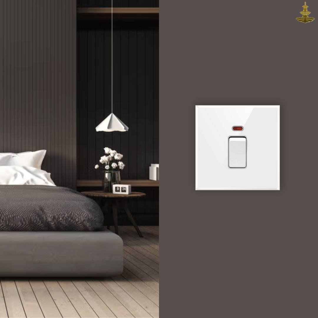 Wall Switch Glint-004  20A Switch with Neon - Image